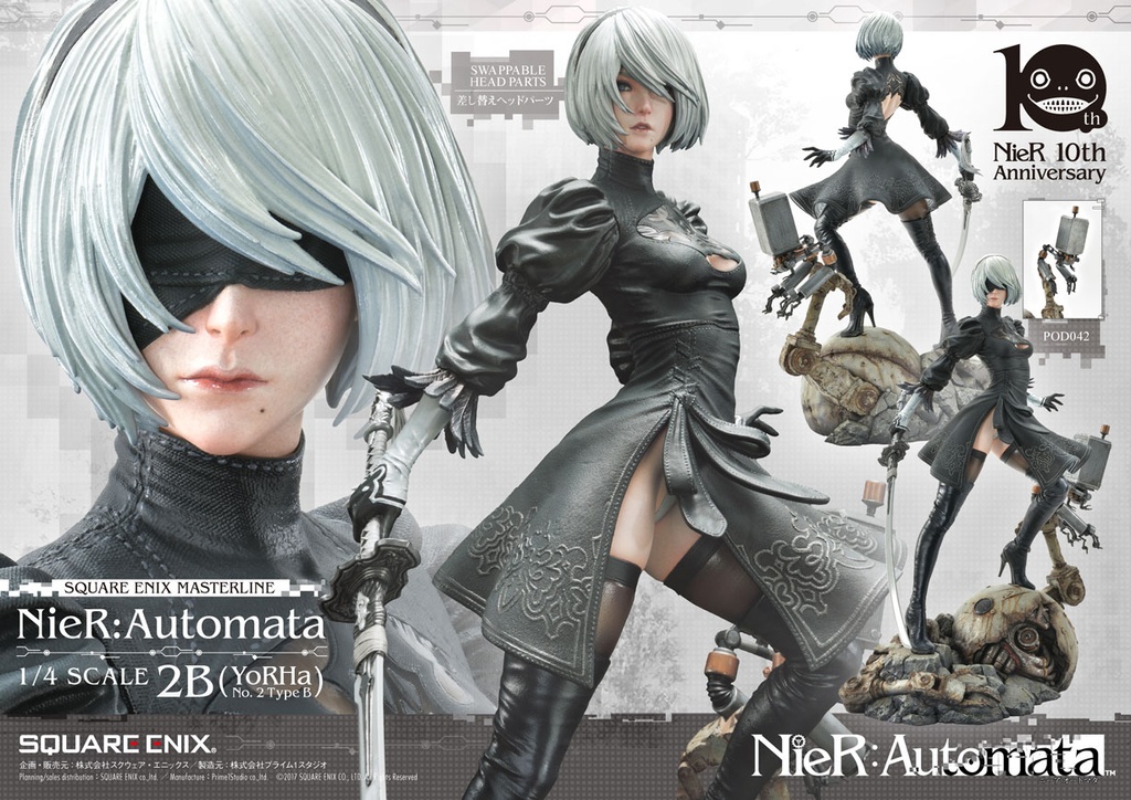 SQUARE ENIX MASTERLINE NieR:Automata 1/4 Scale- 2B (YoRHa No. 2